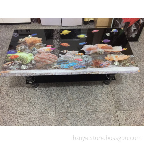 Hot Selling Cheap Tempered Glass Living Room Tea Table